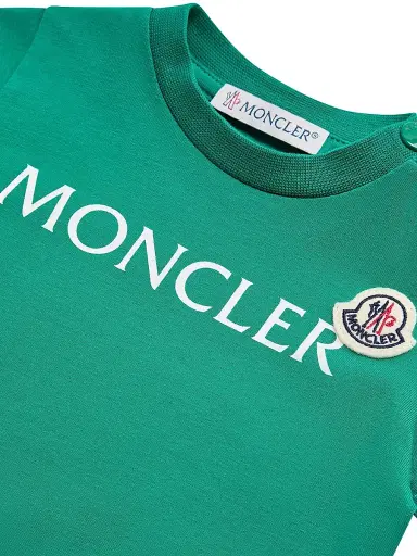 Moncler Baby Boy's & Little Boy's Crew Neck T-Shirt in Cotton Jersey | Thumbnail 3 Moncler Baby Boy's & Little Boy's Crew Neck T-Shirt in Cotton Jersey | Thumbnail 3