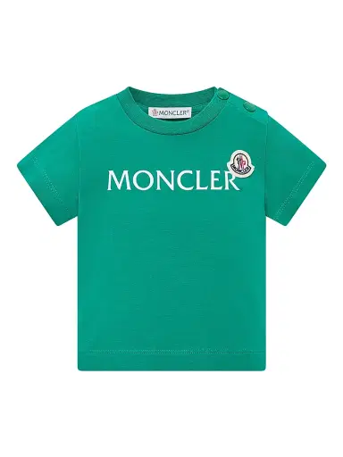 Moncler Baby Boy's & Little Boy's Crew Neck T-Shirt in Cotton Jersey | Thumbnail 1 Moncler Baby Boy's & Little Boy's Crew Neck T-Shirt in Cotton Jersey | Thumbnail 1