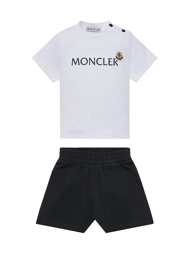 Moncler Baby Boy's & Little Boy's Set in Cotton - Optical White 6 Months
