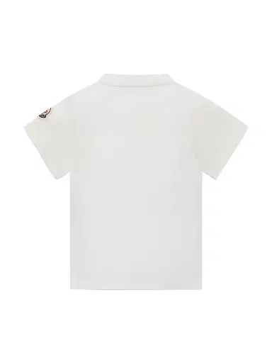 Moncler Baby Boy's & Little Boy's Crewneck T-Shirt in Cotton - White 12 Months | Thumbnail 2