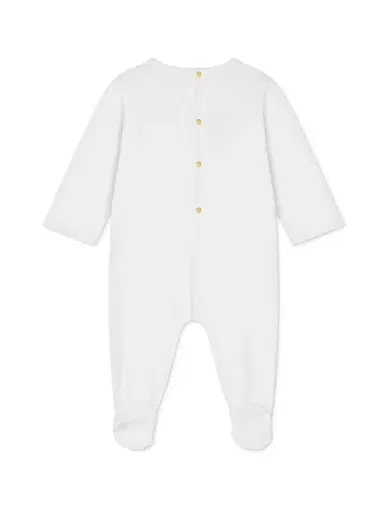 Versace Baby's Safety Pin Logo Footie | Thumbnail 2 Versace Baby's Safety Pin Logo Footie | Thumbnail 2