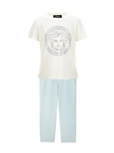 Versace Little Girl's & Girl's Medusa Crewneck T-Shirt - White - Size 5 | Thumbnail 2