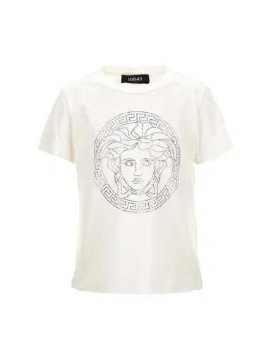Versace Little Girl's & Girl's Medusa Crewneck T-Shirt - White - Size 5 | Thumbnail 1