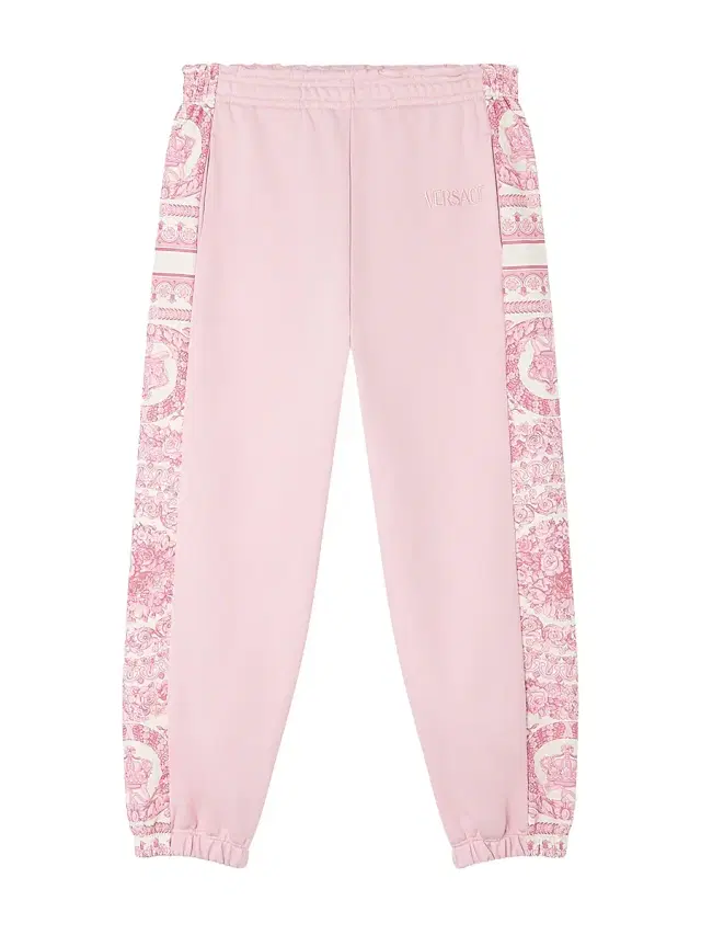 Versace Little Girl's & Girl's Barocco Foulard Fleece Sweatpants - Pink