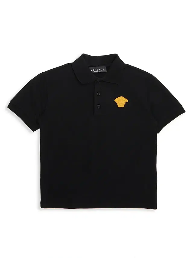 Versace Baby Boy's Medusa Polo Shirt - Black
