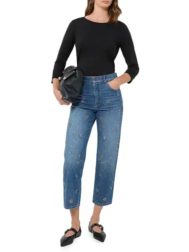 Weekend Max Mara Women's Stretch Cotton T-Shirt - Black - Size Small | Thumbnail 5