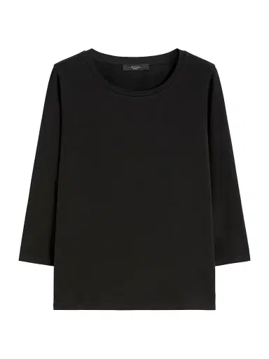 Weekend Max Mara Women's Stretch Cotton T-Shirt - Black - Size Small | Thumbnail 1
