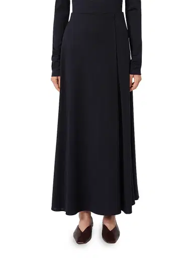 Max Mara Women's Wool Jersey Skirt - Ultramarine - Size Large | Thumbnail 2