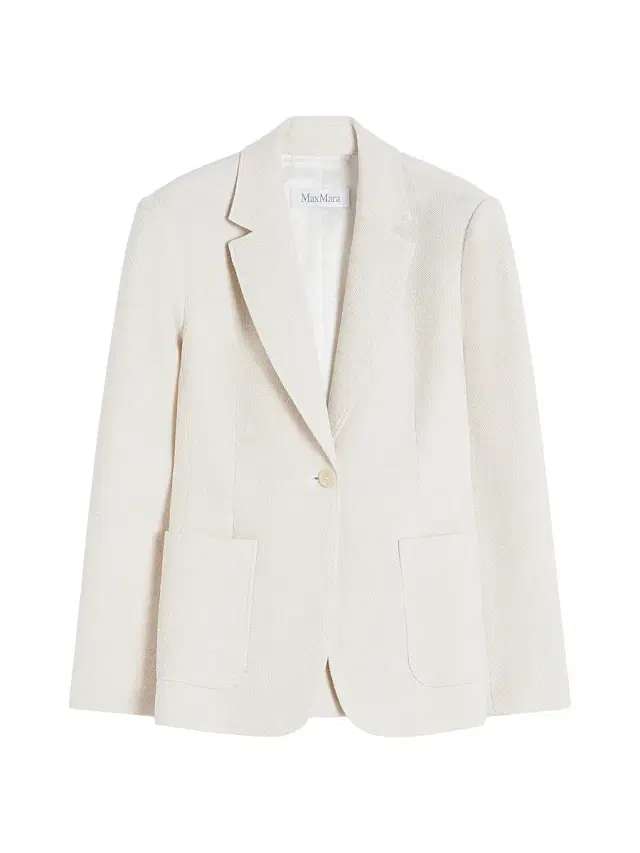 Women's Single Breasted Piqué Jersey Blazer -