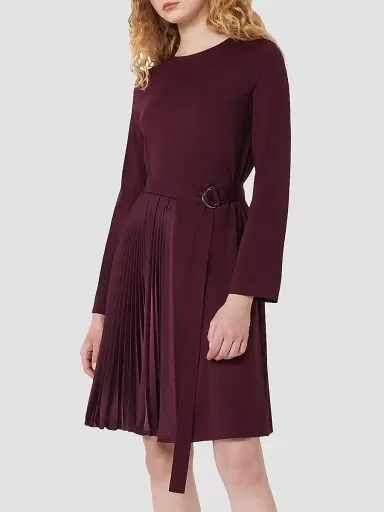 Weekend Max Mara Women's Milano Knit Jersey Dress - Bordeaux | Thumbnail 3