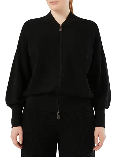 Marina Rinaldi Women's Viscose Cardigan - Black - Size XL | Thumbnail 2
