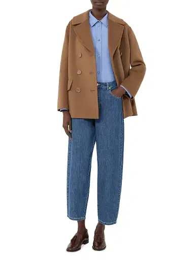 Max Mara Women's Cotton Oxford Shirt - Light Blue - Size 16 | Thumbnail 4