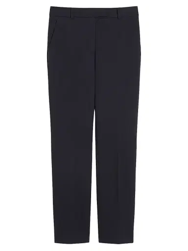 Max Mara Women's Jersey Trousers - Navy - Size 16 | Thumbnail 1 Max Mara Women's Jersey Trousers - Navy - Size 16 | Thumbnail 1
