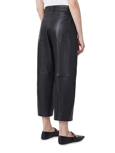 Weekend Max Mara Women's Leather Trousers | Thumbnail 3 Weekend Max Mara Women's Leather Trousers | Thumbnail 3