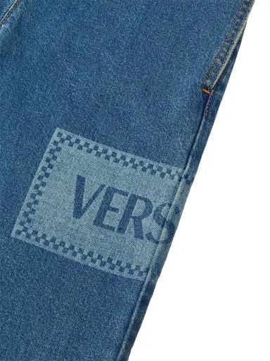 Versace Little Kid's & Kid's 90s Vintage Logo Denim Pants - Blue - Size 8 | Thumbnail 3 Versace Little Kid's & Kid's 90s Vintage Logo Denim Pants - Blue - Size 8 | Thumbnail 3