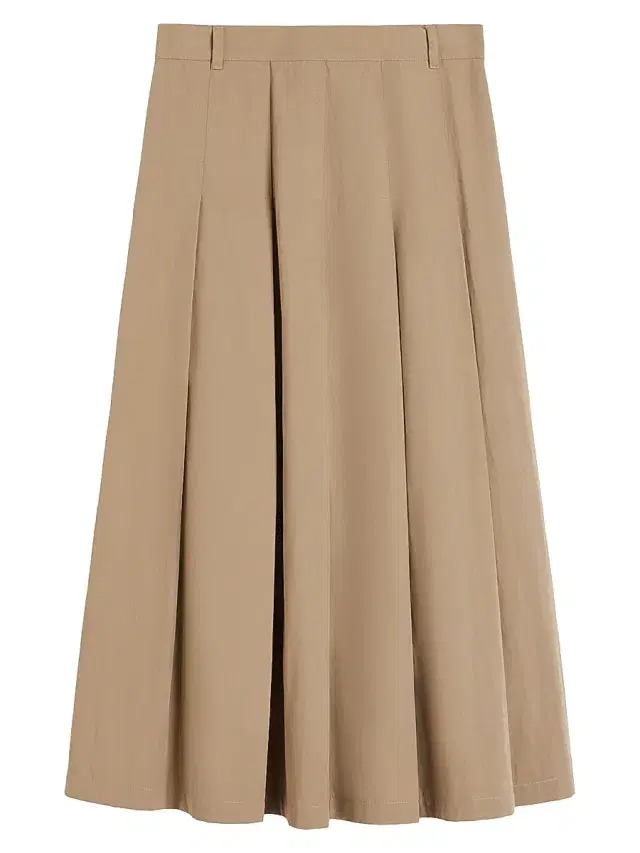 Women's Washed Gabardine Skirt - Hazelnut Brown
