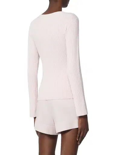 Max Mara Women's Wool and Cashmere Jumper - Pink - Size Large | Thumbnail 3