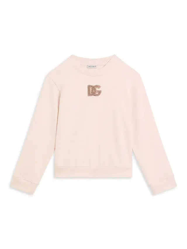Little Girl's & Girl's Logo Crewneck Sweatshirt - Rosa Pallido