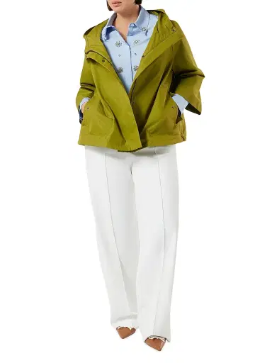 Marina Rinaldi Women's Organic Cotton Poplin Shirt - Sky Blue - Size 22 | Thumbnail 5