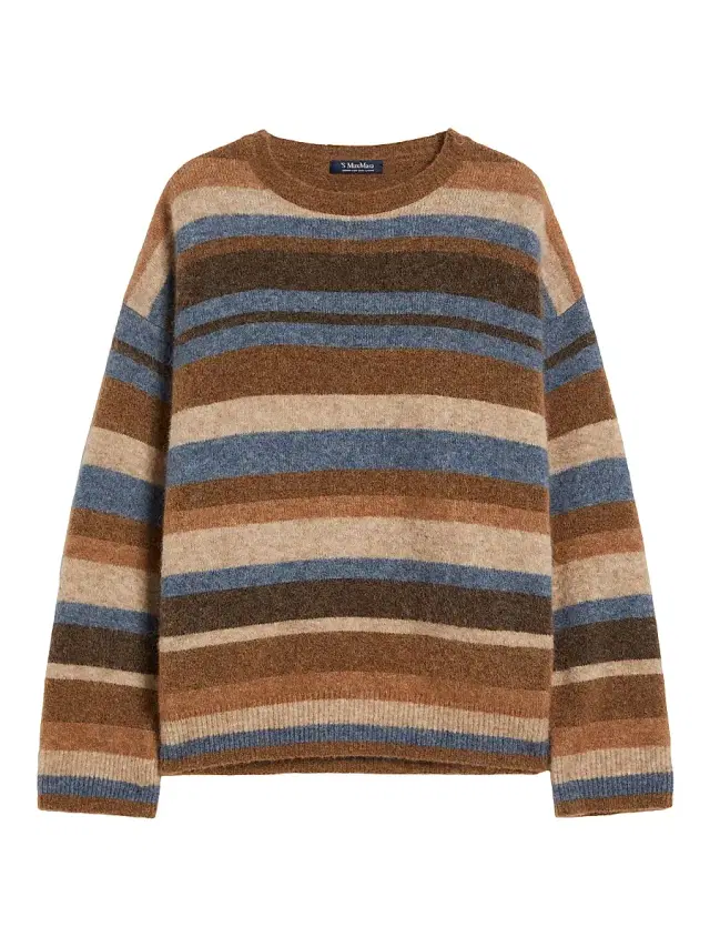 Max Mara Women's Alpaca and Wool Sweater - Beige Multicolor