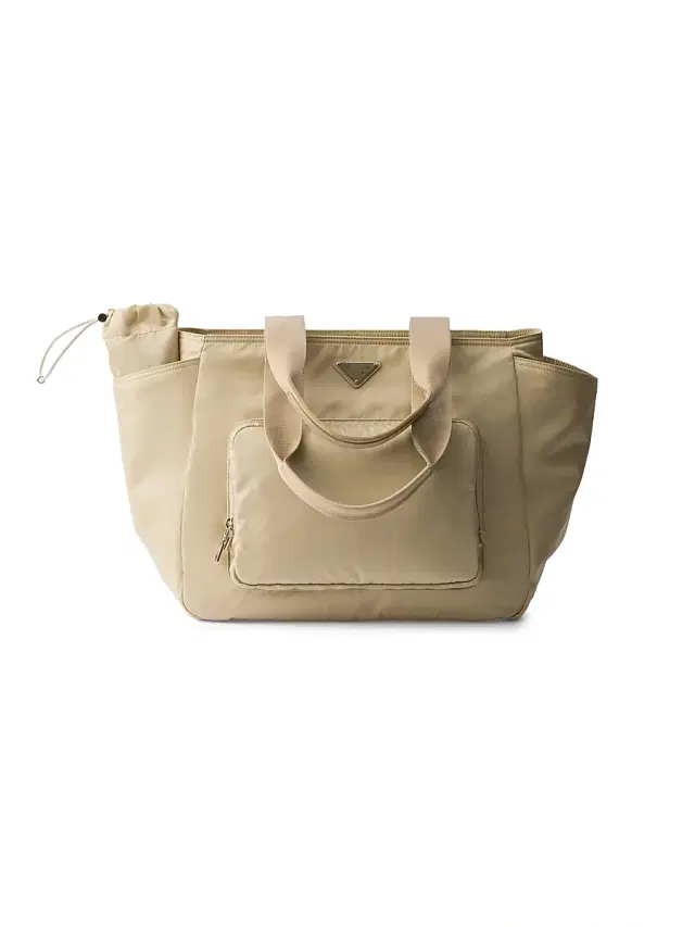Women's Re-Nylon Baby Bag - Beige Khaki