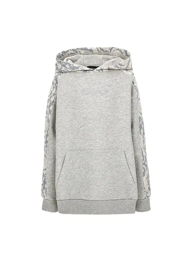 Little Boy's & Boy's Logo Barocco Sweatshirt - Light Grey Melange