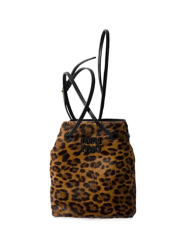 Miu Miu Women's Calf Hair Pouch - Beige Khaki