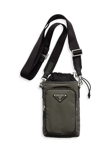 Prada Men's Re-Nylon Smartphone Case - Light Green | Thumbnail 1
