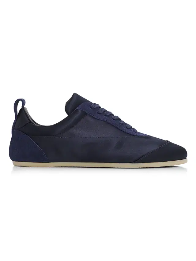 Jil Sander Women's Panelled Satin Low-Top Sneakers - Ink