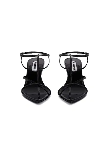 Jil Sander Women's 65MM Leather Kitten-Heel Sandals - Black - Size 11 | Thumbnail 5 Jil Sander Women's 65MM Leather Kitten-Heel Sandals - Black - Size 11 | Thumbnail 5