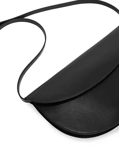 Jil Sander Women's Curve Leather Crossbody Bag | Thumbnail 4 Jil Sander Women's Curve Leather Crossbody Bag | Thumbnail 4