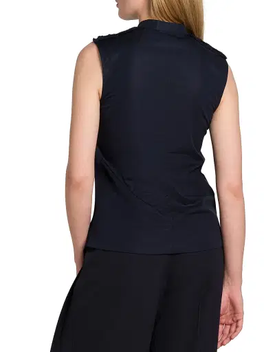 Jil Sander Women's Tailored Cotton Poplin Sleeveless Top | Thumbnail 5 Jil Sander Women's Tailored Cotton Poplin Sleeveless Top | Thumbnail 5
