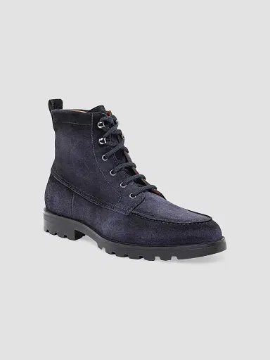 Santoni Men's Flair Suede Boots | Thumbnail 2