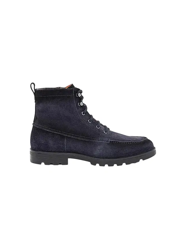 Santoni Men's Flair Suede Boots - Blue