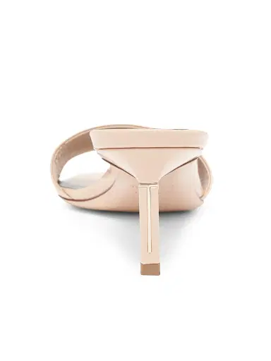 Tom Ford Women's 55MM Patent Leather Kitten-Heel Mules - Beige - Size 12 | Thumbnail 5 Tom Ford Women's 55MM Patent Leather Kitten-Heel Mules - Beige - Size 12 | Thumbnail 5