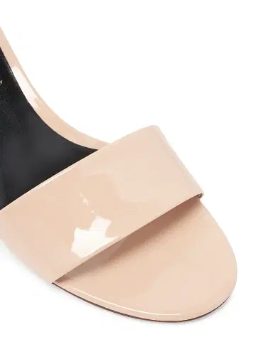 Tom Ford Women's 55MM Patent Leather Kitten-Heel Mules - Beige - Size 12 | Thumbnail 6 Tom Ford Women's 55MM Patent Leather Kitten-Heel Mules - Beige - Size 12 | Thumbnail 6