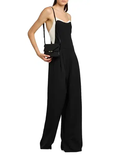 Tom Ford Women's Mini Aube Leather Shoulder Clutch - Black | Thumbnail 2