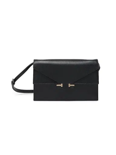 Tom Ford Women's Mini Aube Leather Shoulder Clutch - Black | Thumbnail 1