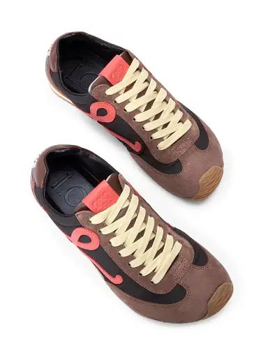 Loewe Women's Ballet Runner 2.0 Suede Sneakers | Thumbnail 3 Loewe Women's Ballet Runner 2.0 Suede Sneakers | Thumbnail 3