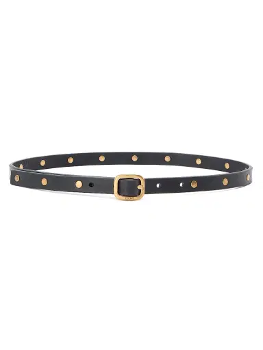 Loewe Women's Studded Leather Belt - Black Gold - Size Small | Thumbnail 1