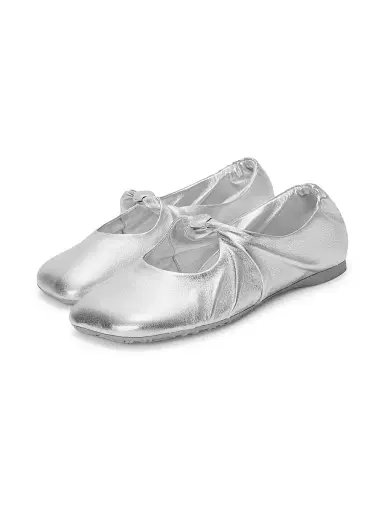 Loewe Women's Pebble Soft Square Toe Ballerina Flats | Thumbnail 2 Loewe Women's Pebble Soft Square Toe Ballerina Flats | Thumbnail 2