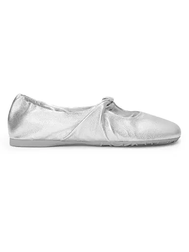 Loewe Women's Pebble Soft Square Toe Ballerina Flats | Thumbnail 1 Loewe Women's Pebble Soft Square Toe Ballerina Flats | Thumbnail 1