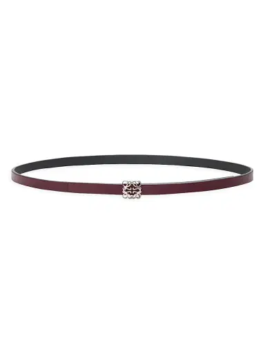 Loewe Women's Anagram Reversible Leather Belt | Thumbnail 2 Loewe Women's Anagram Reversible Leather Belt | Thumbnail 2