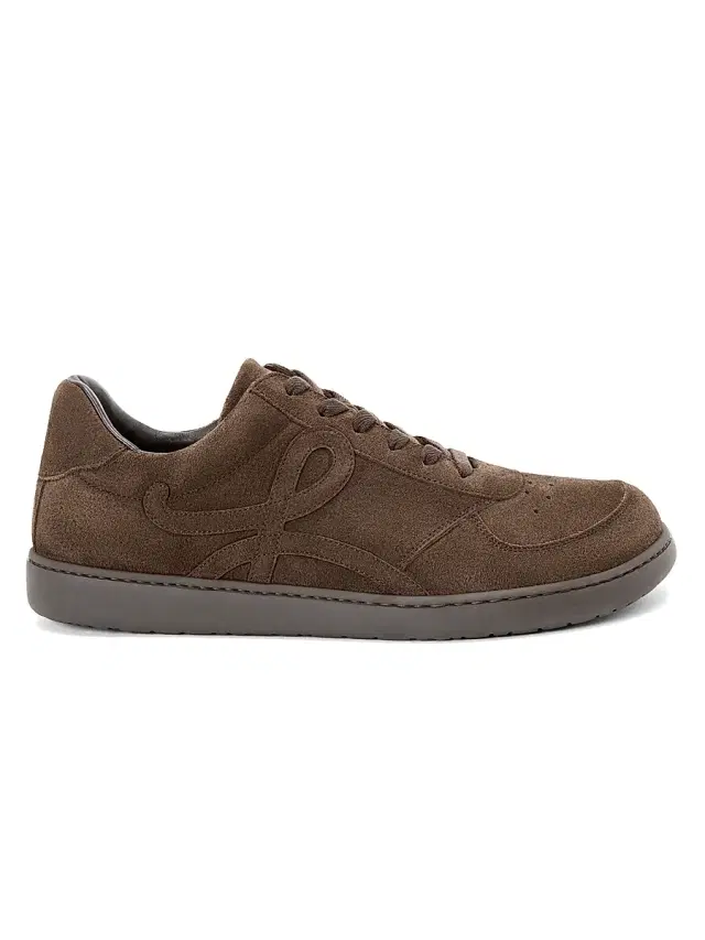 Men's Jambo Suede Low-Top Sneakers - Dark Brown