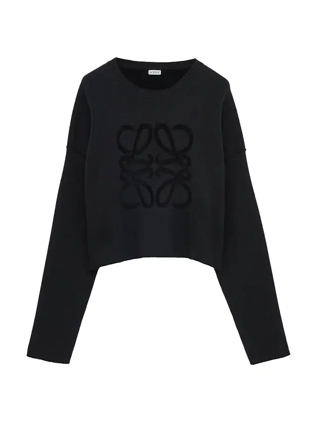 Women's Anagram Wool-Blend Sweater - Black