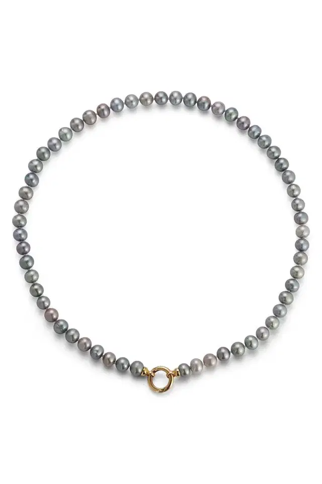 Storrow Grey Freshwater Pearl Necklace