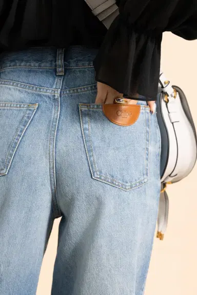 Chloé High Rise Wide Leg Jean | Thumbnail 3 Chloé High Rise Wide Leg Jean | Thumbnail 3