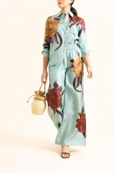 La DoubleJ Palazzo Pants - Peony Placée | Thumbnail 2 La DoubleJ Palazzo Pants - Peony Placée | Thumbnail 2