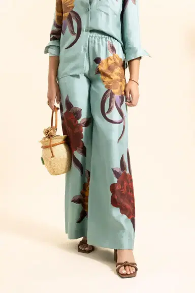La DoubleJ Palazzo Pants - Peony Placée | Thumbnail 3 La DoubleJ Palazzo Pants - Peony Placée | Thumbnail 3