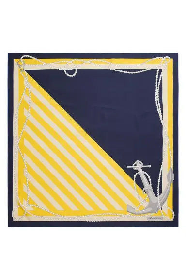 Ralph Lauren Striped Nautical Square Scarf | Thumbnail 3